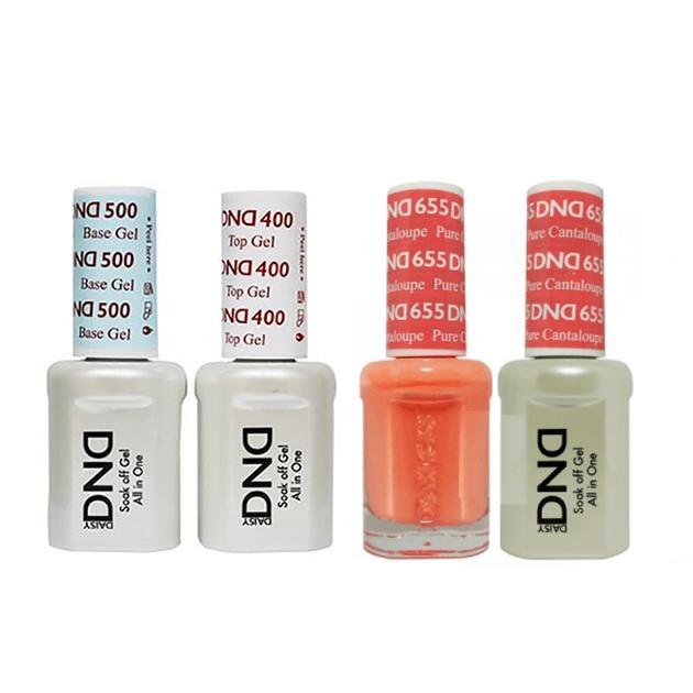 DND - Base, Top, Gel & Lacquer Combo - Pure Cantaloupe - #655 - Gel & Lacquer Polish - Nail Polish at Beyond Polish