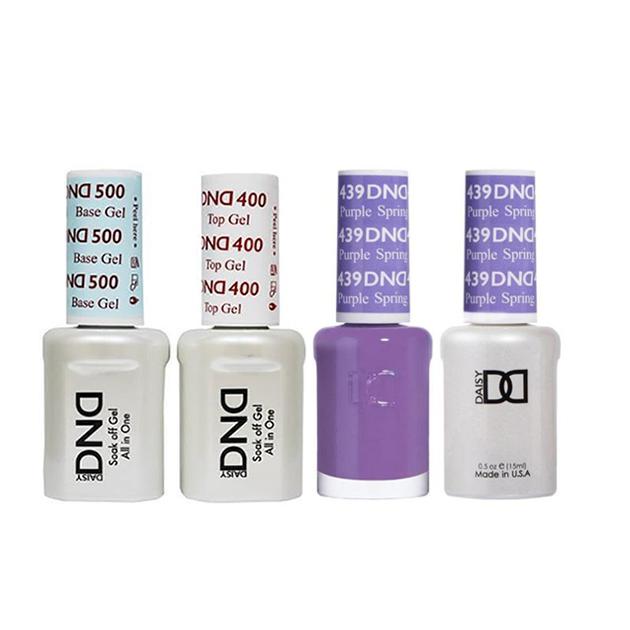 DND - Base, Top, Gel & Lacquer Combo - Purple Spring - #439 - Gel & Lacquer Polish - Nail Polish at Beyond Polish
