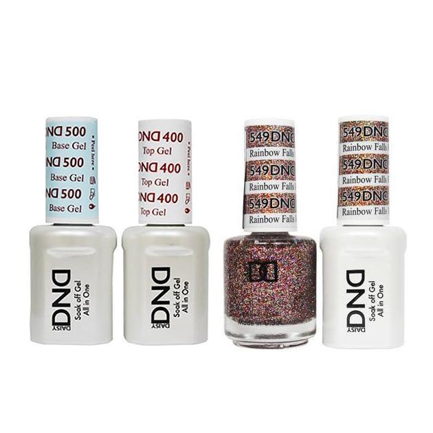 DND - Base, Top, Gel & Lacquer Combo - Rainbow Falls HI - #549 - Gel & Lacquer Polish - Nail Polish at Beyond Polish
