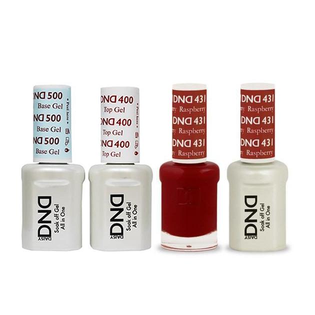 DND - Base, Top, Gel & Lacquer Combo - Raspberry - #431 - Gel & Lacquer Polish - Nail Polish at Beyond Polish