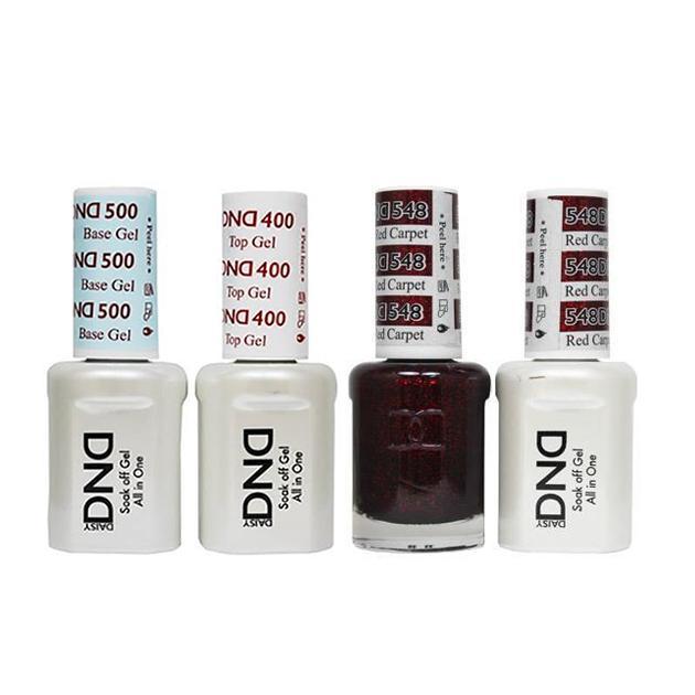 DND - Base, Top, Gel & Lacquer Combo - Red Carpet - #548 - Gel & Lacquer Polish - Nail Polish at Beyond Polish