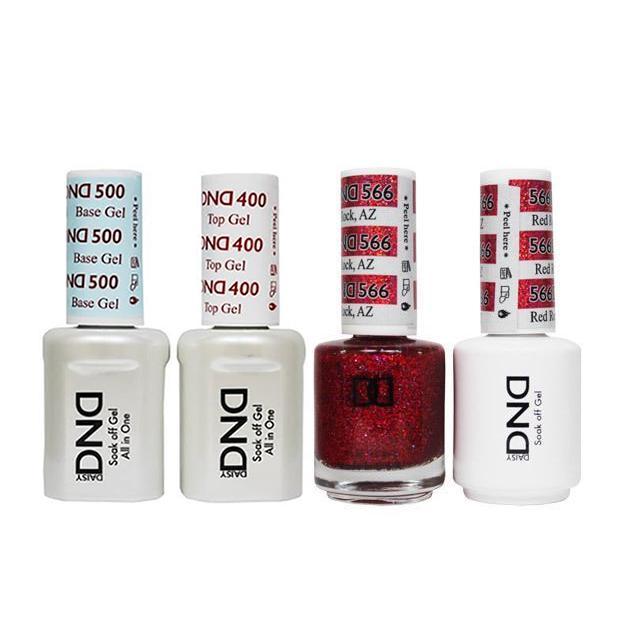 DND - Base, Top, Gel & Lacquer Combo - Red Rock AZ - #566 - Gel & Lacquer Polish - Nail Polish at Beyond Polish