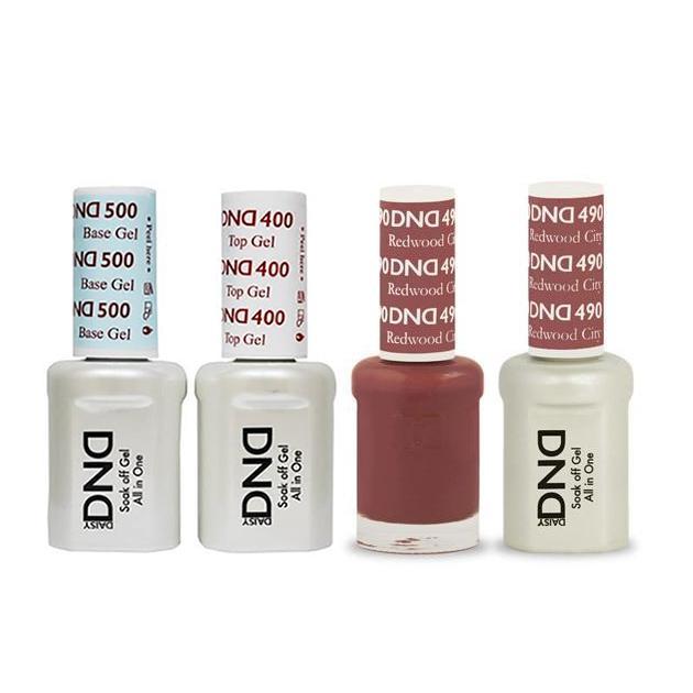 DND - Base, Top, Gel & Lacquer Combo - Redwood City - #490 - Gel & Lacquer Polish - Nail Polish at Beyond Polish