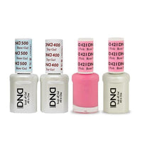 DND - Base, Top, Gel & Lacquer Combo - Rose Petal Pink - #421 - Gel & Lacquer Polish - Nail Polish at Beyond Polish