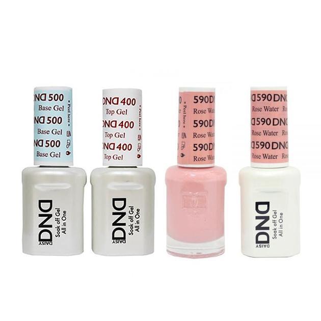 DND - Base, Top, Gel & Lacquer Combo - Rose Water - #590 - Gel & Lacquer Polish - Nail Polish at Beyond Polish