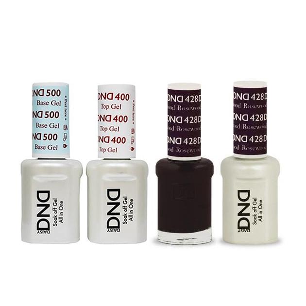 DND - Base, Top, Gel & Lacquer Combo - Rosewood - #428 - Gel & Lacquer Polish - Nail Polish at Beyond Polish