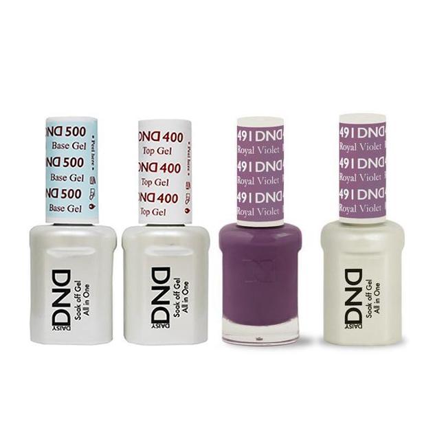DND - Base, Top, Gel & Lacquer Combo - Royal Violet - #491 - Gel & Lacquer Polish - Nail Polish at Beyond Polish