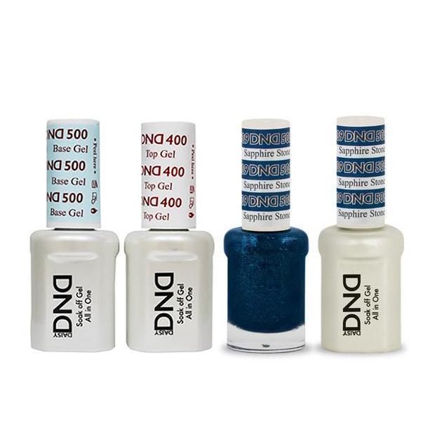 DND - Base, Top, Gel & Lacquer Combo - Sapphire Stone - #509 - Gel & Lacquer Polish - Nail Polish at Beyond Polish
