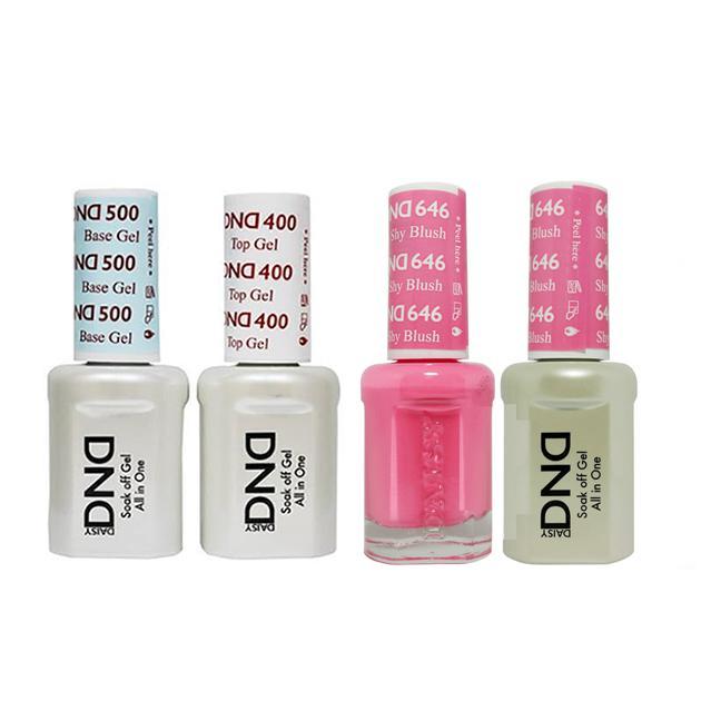 DND - Base, Top, Gel & Lacquer Combo - Shy Blush - #646 - Gel & Lacquer Polish - Nail Polish at Beyond Polish