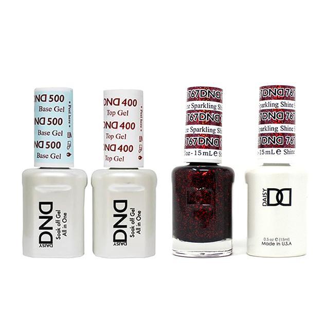 DND - Base, Top, Gel & Lacquer Combo - Sparkling Shine - #767 - Gel & Lacquer Polish - Nail Polish at Beyond Polish