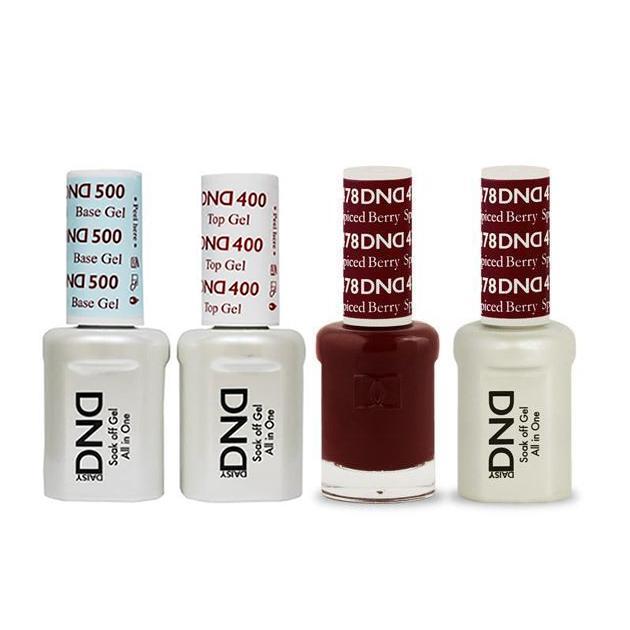 DND - Base, Top, Gel & Lacquer Combo - Spiced Berry - #478 - Gel & Lacquer Polish - Nail Polish at Beyond Polish