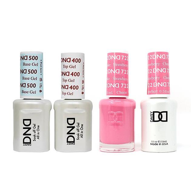 DND - Base, Top, Gel & Lacquer Combo - Stawberry Cheesecake - #722 - Gel & Lacquer Polish - Nail Polish at Beyond Polish