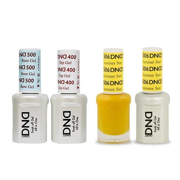 DND - Base, Top, Gel & Lacquer Combo - Summer Sun - #506 - Gel & Lacquer Polish - Nail Polish at Beyond Polish