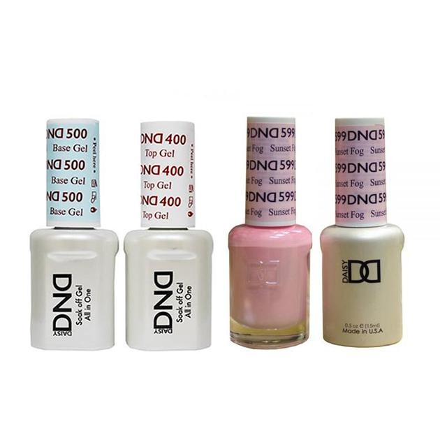 DND - Base, Top, Gel & Lacquer Combo - Sunset Fog - #599 - Gel & Lacquer Polish - Nail Polish at Beyond Polish