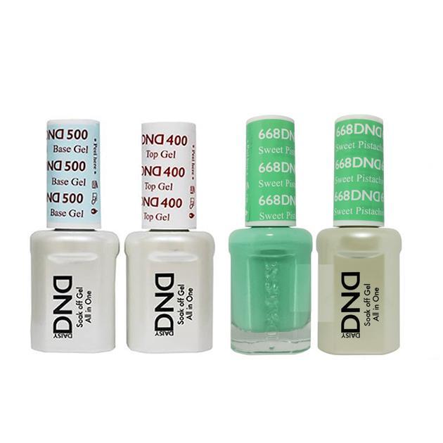 DND - Base, Top, Gel & Lacquer Combo - Sweet Pistachio - #668 - Gel & Lacquer Polish - Nail Polish at Beyond Polish