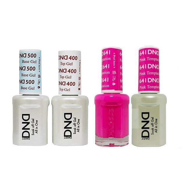 DND - Base, Top, Gel & Lacquer Combo - Temptation Pink - #641 - Gel & Lacquer Polish - Nail Polish at Beyond Polish