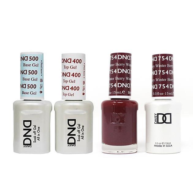 DND - Base, Top, Gel & Lacquer Combo - Winter Berry - #754 - Gel & Lacquer Polish - Nail Polish at Beyond Polish