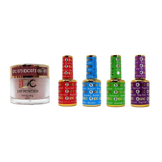 DND - DC Dip Powder Combo - Liquid Set & Dusty Coral - Dipping Powder - Nail Polish at Beyond Polish