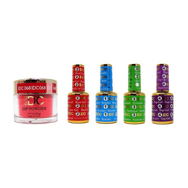 DND - DC Dip Powder Combo - Liquid Set & Lava Red - Dipping Powder - Nail Polish at Beyond Polish