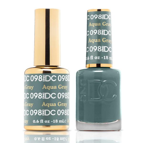DND - DC Duo - Aqua Gray - #DC098 - Gel & Lacquer Polish - Nail Polish at Beyond Polish