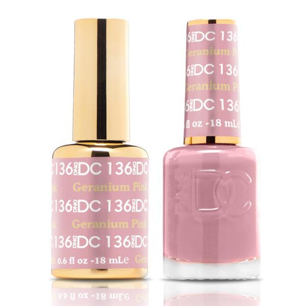 DND - DC Duo - Geranium Pink - #DC136 - Gel & Lacquer Polish - Nail Polish at Beyond Polish