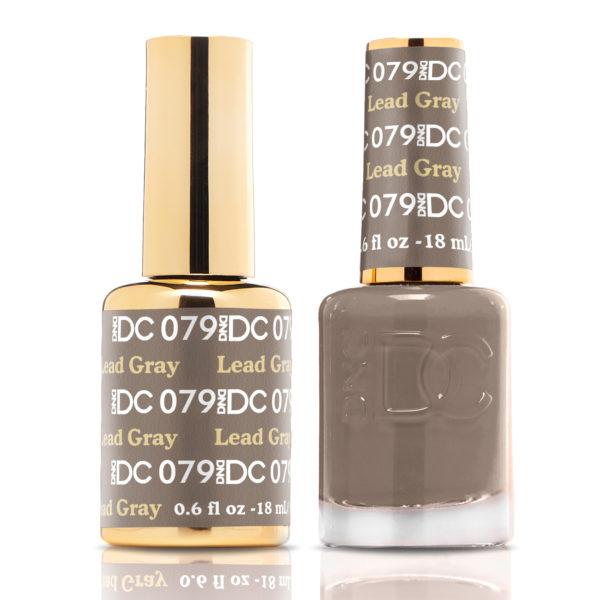 DND - DC Duo - Lead Gray - #DC079 - Gel & Lacquer Polish - Nail Polish at Beyond Polish