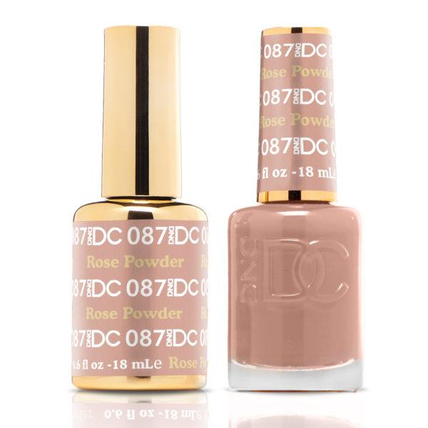DND - DC Duo - Rose Powder - #DC087 - Gel & Lacquer Polish - Nail Polish at Beyond Polish