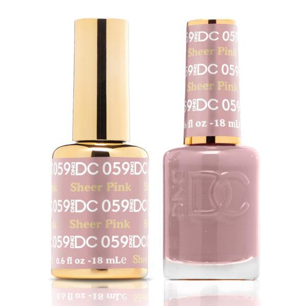 DND - DC Duo - Sheer Pink - #DC059 - Gel & Lacquer Polish - Nail Polish at Beyond Polish
