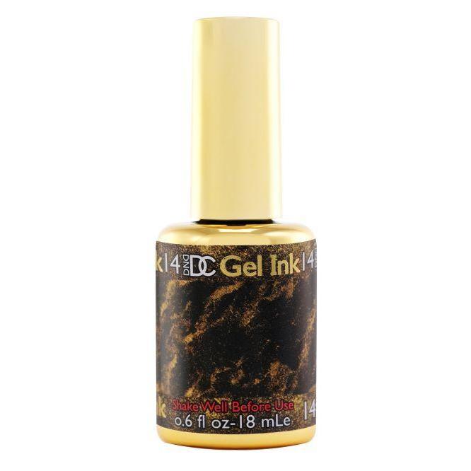 DND - DC Gel Ink - Gold 0.6 oz - #014 - Gel Polish - Nail Polish at Beyond Polish