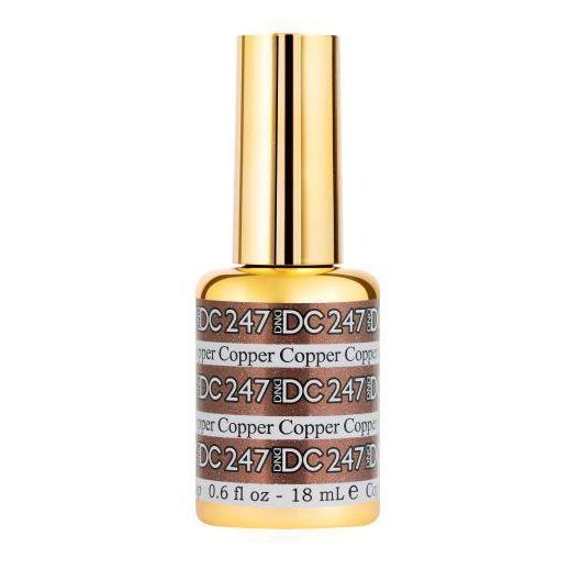 DND - DC Mermaid Collection - Copper 0.5 oz - #247 - Gel Polish - Nail Polish at Beyond Polish