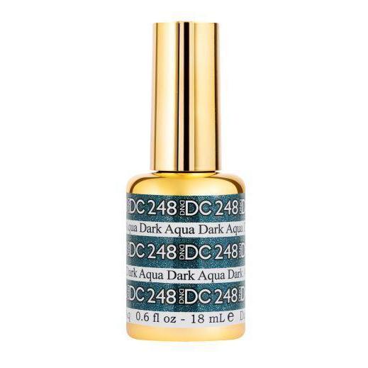 DND - DC Mermaid Collection - Dark Aqua 0.5 oz - #248 - Gel Polish - Nail Polish at Beyond Polish