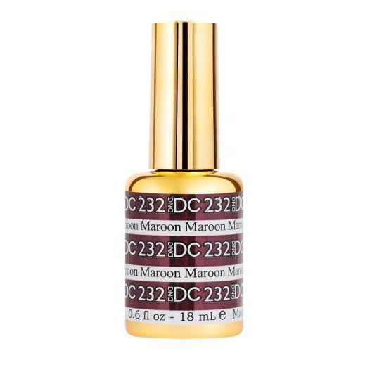 DND - DC Mermaid Collection - Maroon 0.5 oz - #232 - Gel Polish - Nail Polish at Beyond Polish