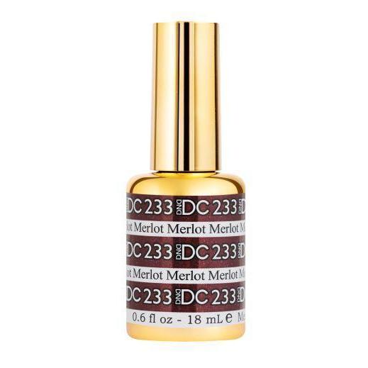 DND - DC Mermaid Collection - Merlot 0.5 oz - #233 - Gel Polish - Nail Polish at Beyond Polish