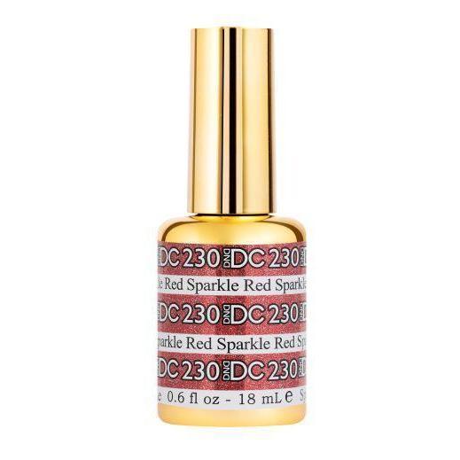 DND - DC Mermaid Collection - Sparkle Red 0.5 oz - #230 - Gel Polish - Nail Polish at Beyond Polish