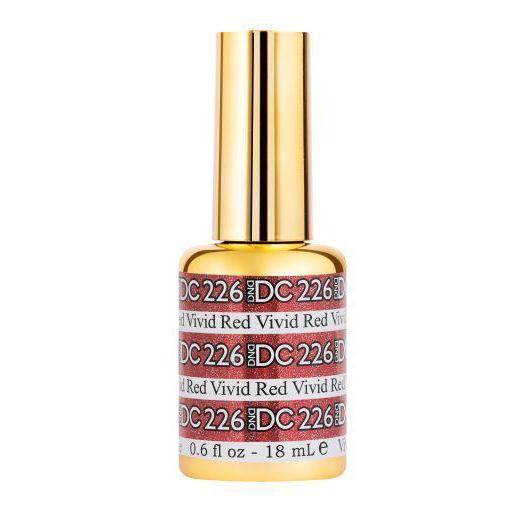 DND - DC Mermaid Collection - Vivid Red 0.5 oz - #226 - Gel Polish - Nail Polish at Beyond Polish