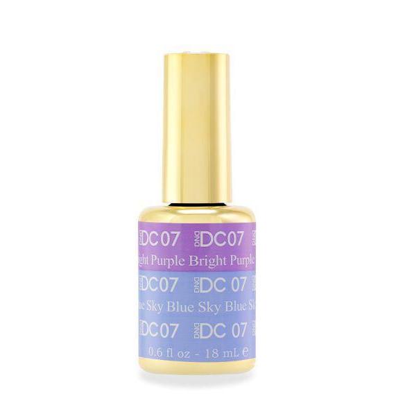 DND - DC Mood Change Gel - Bright Purple Blue Sky 0.5 oz - #07 - Gel Polish - Nail Polish at Beyond Polish