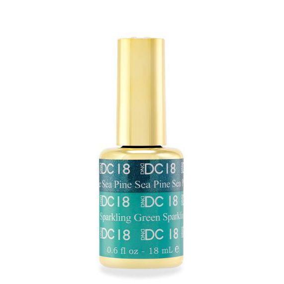 DND - DC Mood Change Gel - Sea Pine Sparkling Green 0.5 oz - #18 - Gel Polish - Nail Polish at Beyond Polish