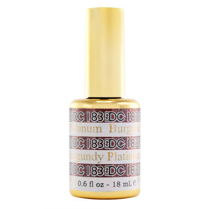 DND - DC Platinum Collection - Burgundy 0.5 oz - #183 - Gel Polish - Nail Polish at Beyond Polish
