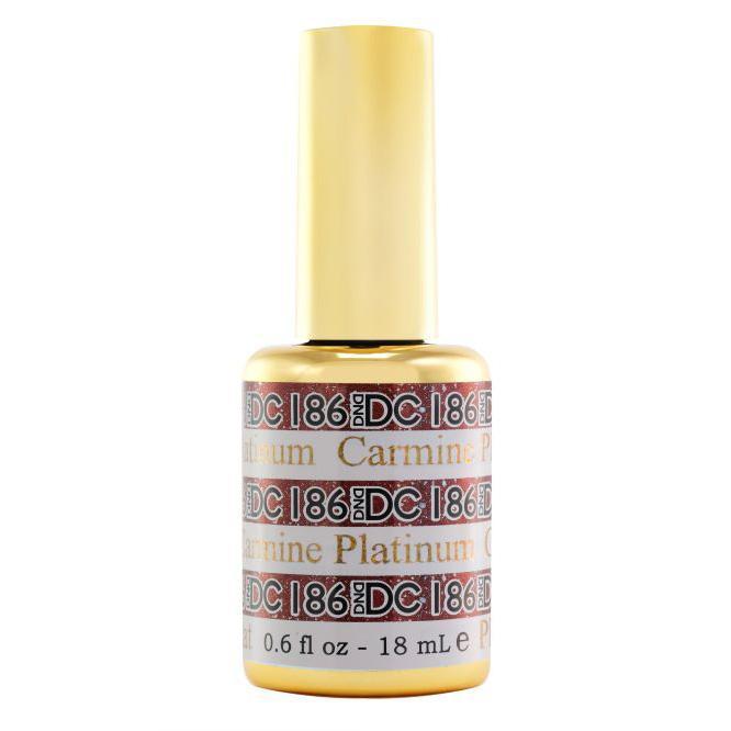 DND - DC Platinum Collection - Carmine 0.5 oz - #186 - Gel Polish - Nail Polish at Beyond Polish
