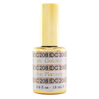DND - DC Platinum Collection - Golden 0.5 oz - #208 - Gel Polish - Nail Polish at Beyond Polish