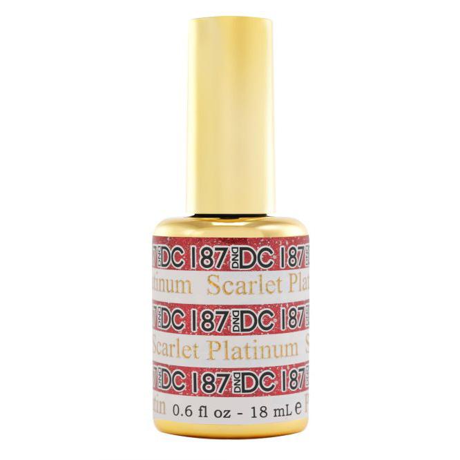 DND - DC Platinum Collection - Scarlet 0.5 oz - #187 - Gel Polish - Nail Polish at Beyond Polish