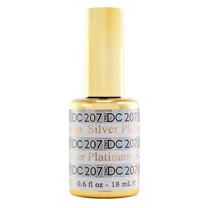DND - DC Platinum Collection - Silver 0.5 oz - #207 - Gel Polish - Nail Polish at Beyond Polish