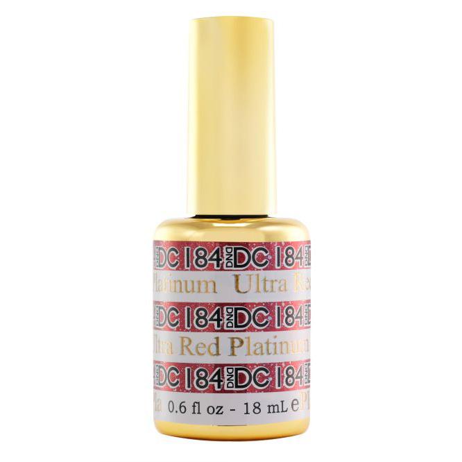 DND - DC Platinum Collection - Ultra Red 0.5 oz - #184 - Gel Polish - Nail Polish at Beyond Polish