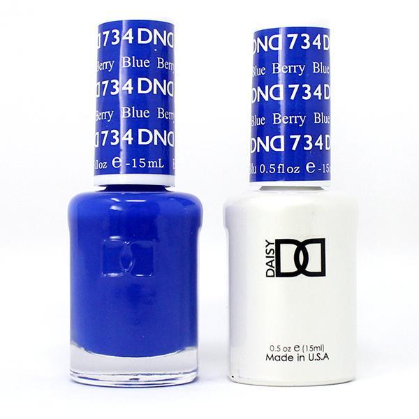 DND - Gel & Lacquer - Berry Blue - #734 - Gel & Lacquer Polish - Nail Polish at Beyond Polish