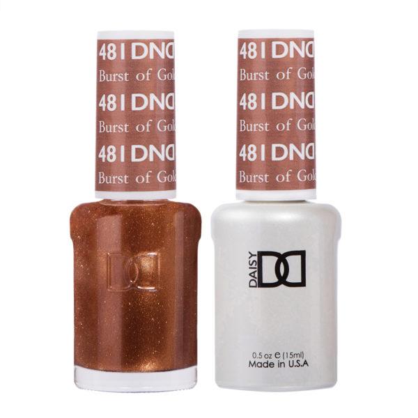 DND - Gel & Lacquer - Burst of Gold - #481 - Gel & Lacquer Polish - Nail Polish at Beyond Polish