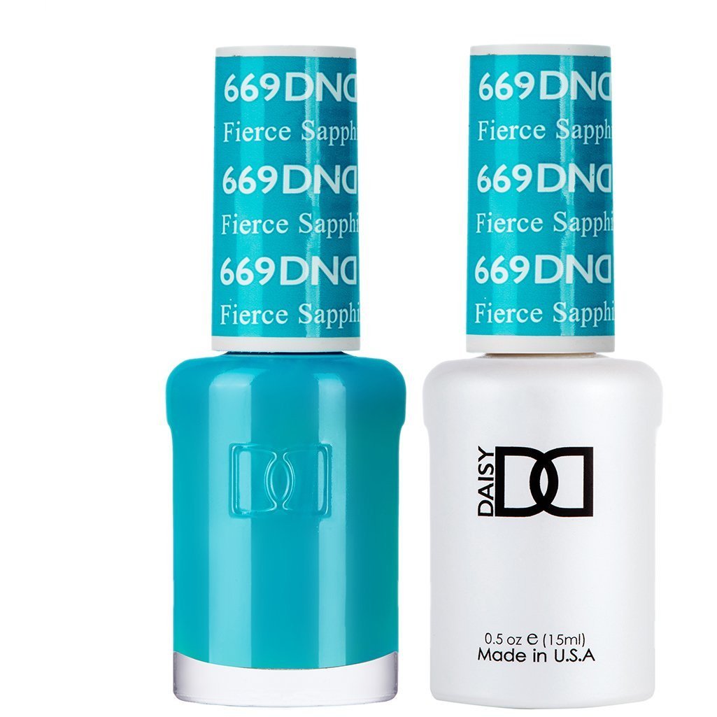 DND - Gel & Lacquer - Fierce Sapphire - #669 - Gel & Lacquer Polish - Nail Polish at Beyond Polish