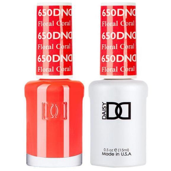 DND - Gel & Lacquer - Floral Coral - #650 - Gel & Lacquer Polish - Nail Polish at Beyond Polish