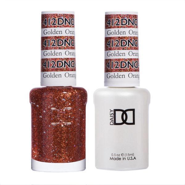 DND - Gel & Lacquer - Golden Orange Star - #412 - Gel & Lacquer Polish - Nail Polish at Beyond Polish