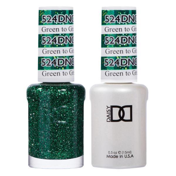 DND - Gel & Lacquer - Green to Green - #524 - Gel & Lacquer Polish - Nail Polish at Beyond Polish