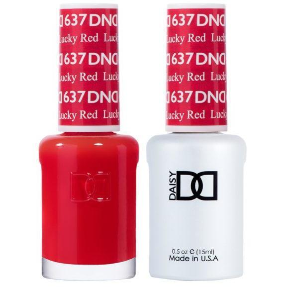 DND - Gel & Lacquer - Lucky Red - #637 - Gel & Lacquer Polish - Nail Polish at Beyond Polish